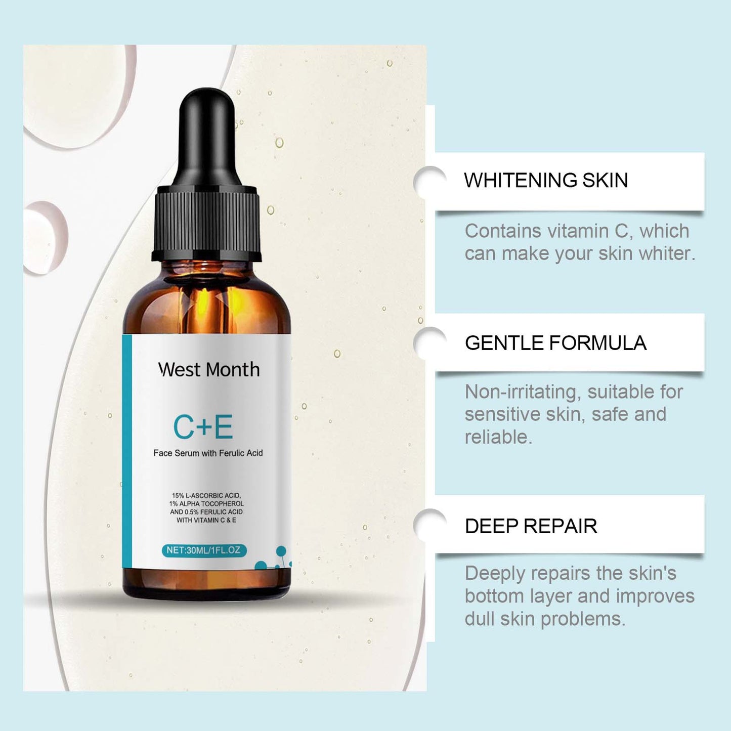 Vitamin C + E Moisturising Serum