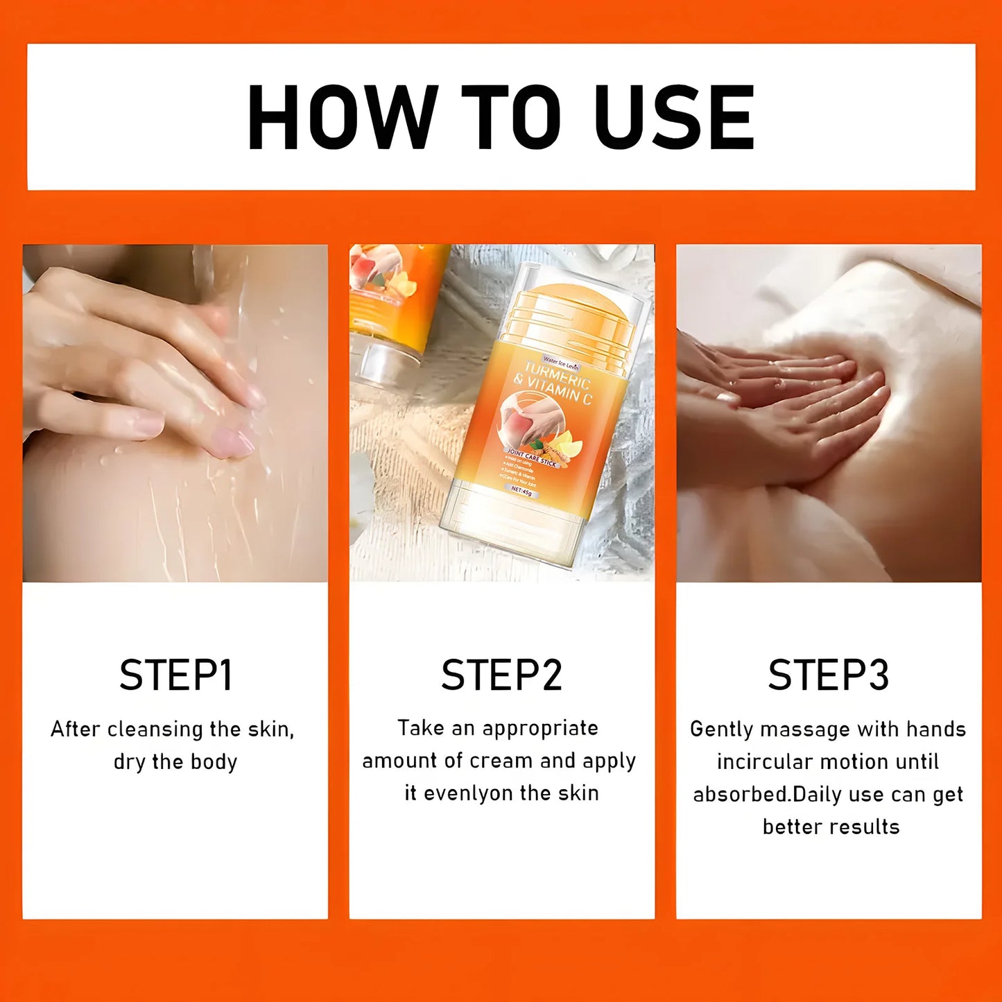 Turmeric Vitamin C Joint Bar - Hypoallergenic Soothing Moisturiser