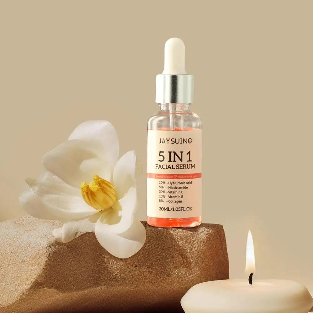 5 In 1 Fade Moisturising Vitamin C Hyaluronic Acid Facial Serum