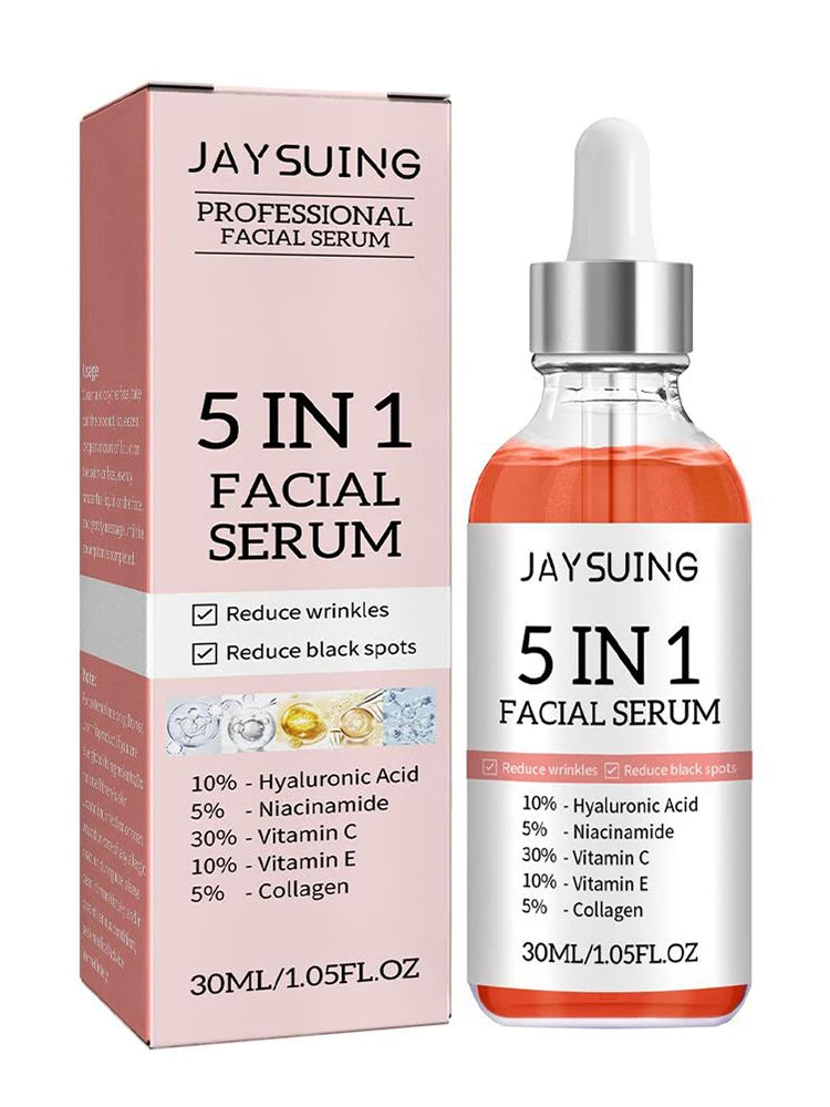 5 In 1 Fade Moisturising Vitamin C Hyaluronic Acid Facial Serum