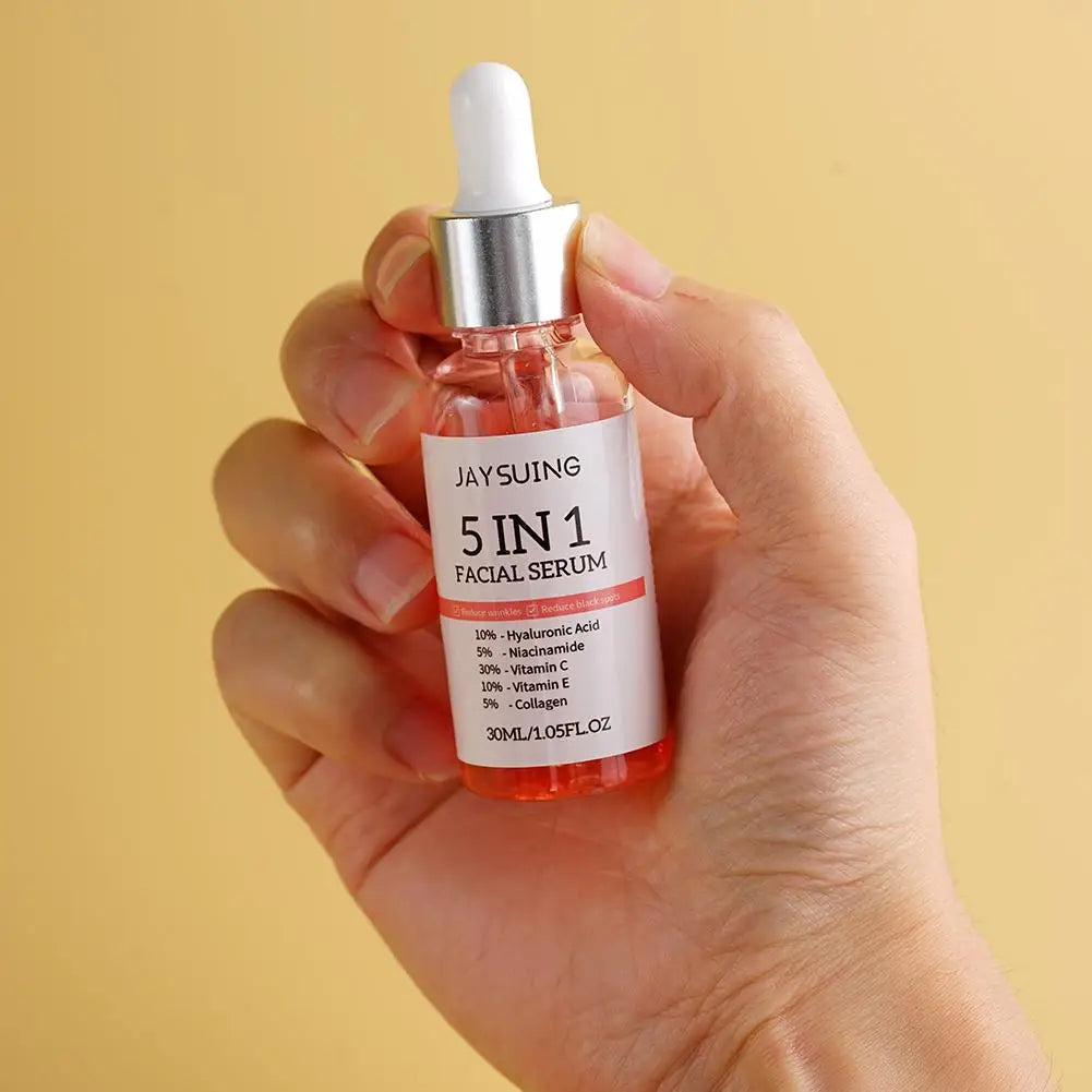 5 In 1 Fade Moisturising Vitamin C Hyaluronic Acid Facial Serum