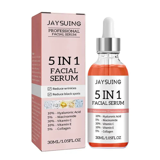 5 In 1 Fade Moisturising Vitamin C Hyaluronic Acid Facial Serum