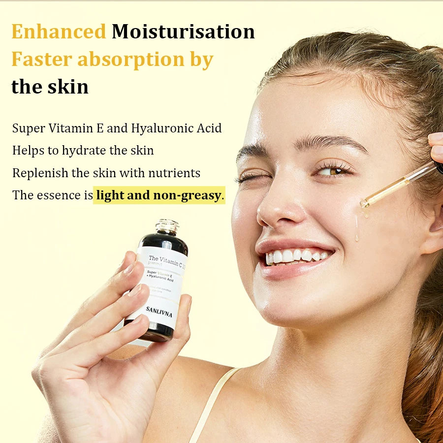 Pure Vitamin C 23% Serum with Vitamin E and Hyaluronic Acid